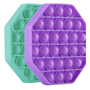 Push Pop Bubble It Silicone Sensory Fidget Toy Autism Stress Relief Game-Octagon